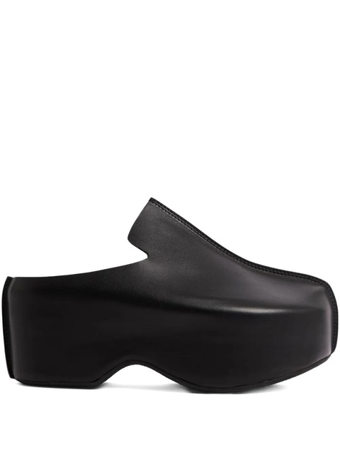 JW Anderson platform leather mules - Black - zdjęcie produktu nr 1