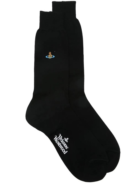 Vivienne Westwood Uni Colour Plain socks - Black - zdjęcie produktu nr 1