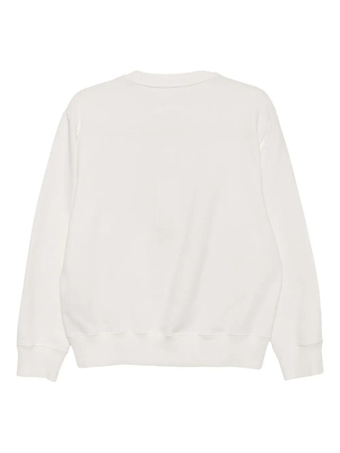 MM6 Maison Margiela logo-print cotton sweatshirt - White - zdjęcie produktu nr 1