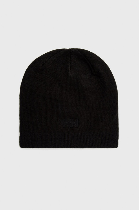 Helly Hansen Czapka kolor czarny z cienkiej dzianiny 57502-990 - zdjęcie produktu nr 1