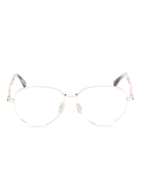 Max Mara Eyewear round-framed glasses - Gold - zdjęcie produktu nr 1