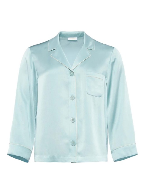 ERES Convive silk pyjama shirt - Blue - zdjęcie produktu nr 1