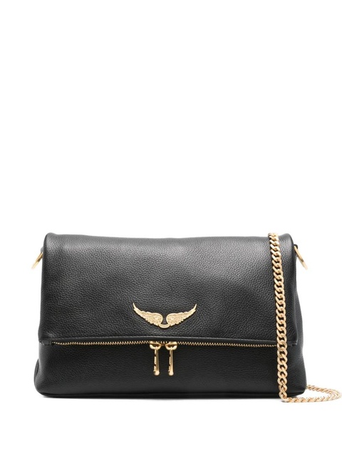 Zadig&Voltaire Rocky grained-leather shoulder bag - Black - zdjęcie produktu nr 1