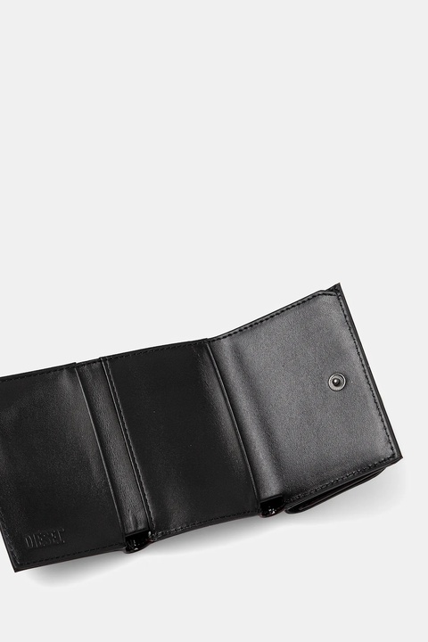 Diesel portfel 1DR 2.0 1DR TRI FOLD COIN XS damski kolor czarny X10391.P8008 - zdjęcie produktu nr 2