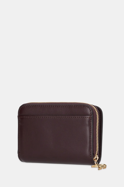 Calvin Klein portfel skórzany damski kolor bordowy LV04F1075G - zdjęcie produktu nr 1