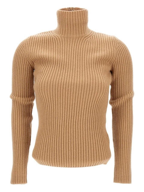 Max Mara ribbed turtleneck sweater - Neutrals - zdjęcie produktu nr 1