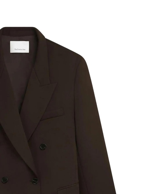 The Frankie Shop Jane double-breasted coat - Brown - zdjęcie produktu nr 2