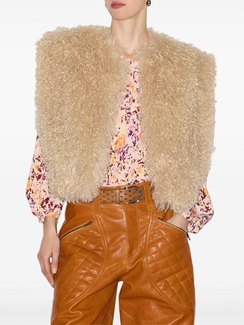 ISABEL MARANT Florana fleece vest - Neutrals - zdjęcie produktu nr 2