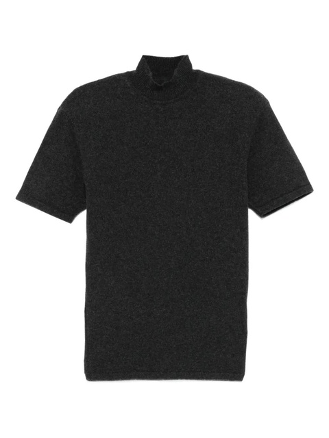 Jacquemus high-neck knitted T-shirt - Grey - zdjęcie produktu nr 1