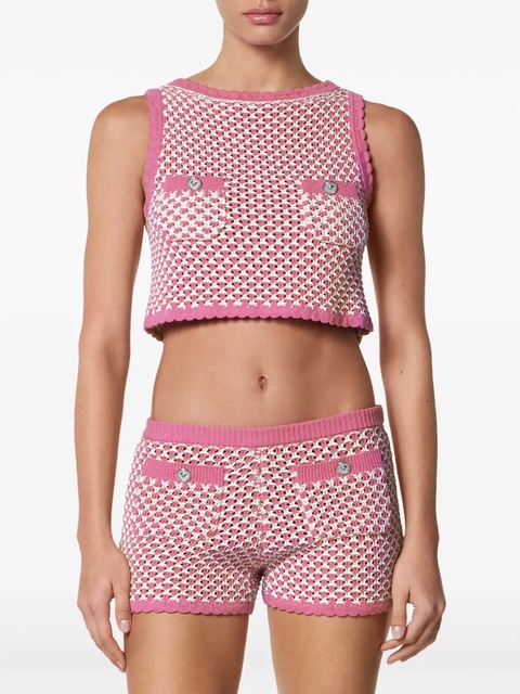 Versace knitted cropped top - Pink - zdjęcie produktu nr 2