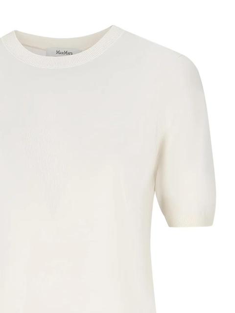 Max Mara Gerico short-sleeve top - White - zdjęcie produktu nr 2