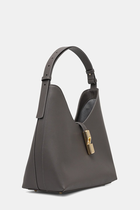 Furla torebka skórzana kolor szary WB01499.BX3104.4283S - zdjęcie produktu nr 2
