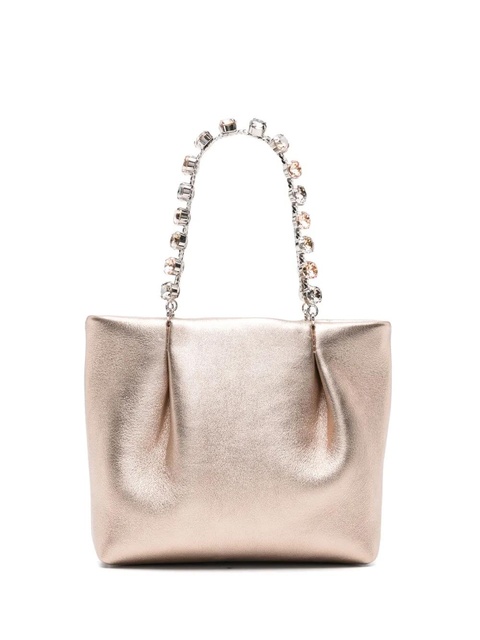 Aquazzura mini Galactic leather tote bag - Gold - zdjęcie produktu nr 1