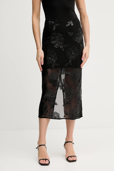 Rotate spódnica kolor czarny midi ołówkowa 114924100 - zdjęcie produktu nr 1