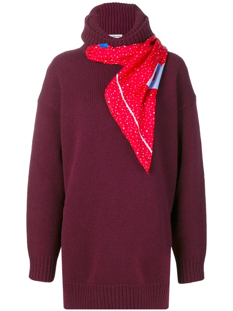 Balenciaga scarf sweater - Pink - zdjęcie produktu nr 1