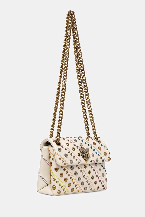 Kurt Geiger London torebka skórzana KENSINGTON kolor beżowy 3582244109 - zdjęcie produktu nr 1