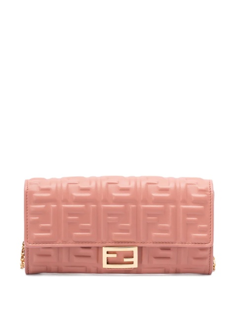 FENDI FF-logo quilted mini bag - Pink - zdjęcie produktu nr 1