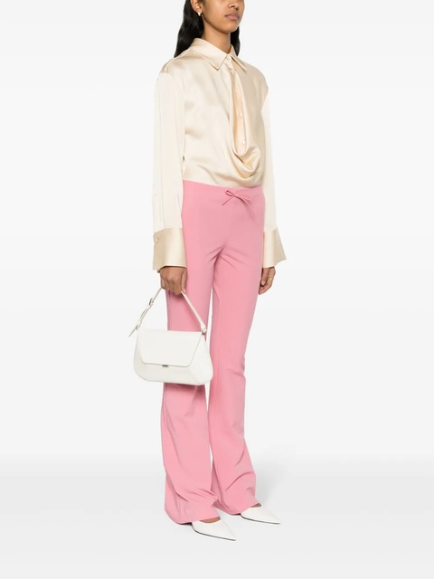 Amina Muaddi Ami leather shoulder bag - Neutrals - zdjęcie produktu nr 2