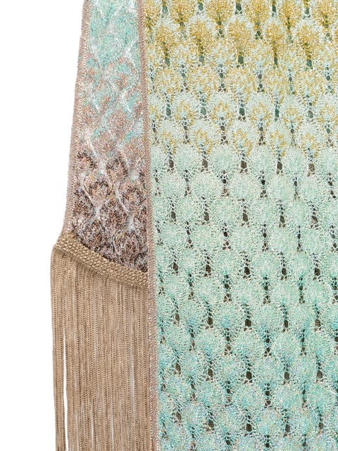 Missoni fringed scarf - Neutrals - zdjęcie produktu nr 2