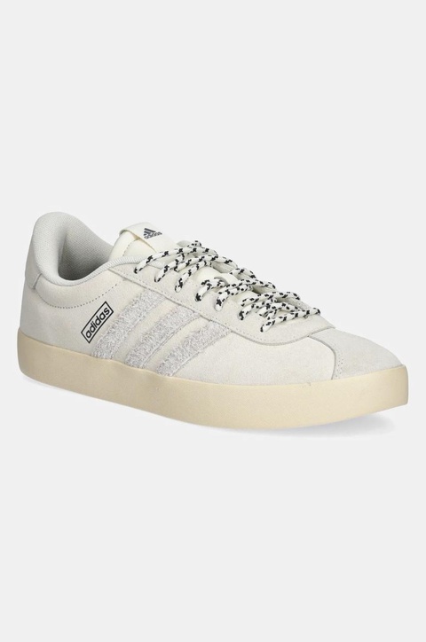 adidas sneakersy zamszowe VL Court 3.0 kolor beżowy JP5296 - zdjęcie produktu nr 1