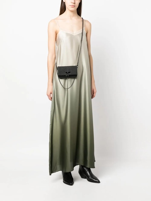 Zadig&Voltaire small crocodile-embossed crossbody bag - Black - zdjęcie produktu nr 1