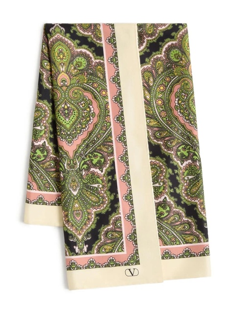 Valentino Garavani silk scarf - Neutrals - zdjęcie produktu nr 1