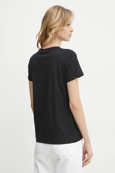 Karl Lagerfeld t-shirt bawełniany damski kolor czarny A1W17078 - zdjęcie produktu nr 2