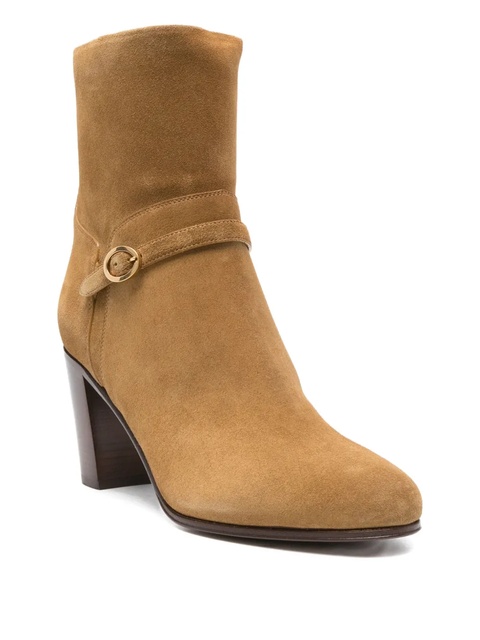 Valentino Garavani 75mm leather ankle boots - Neutrals - zdjęcie produktu nr 2