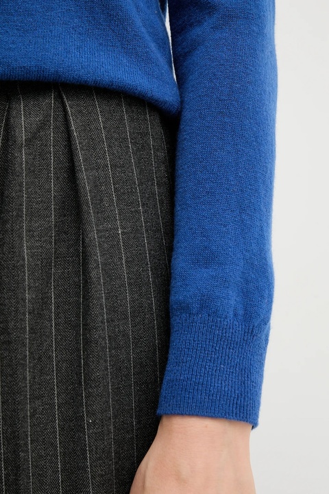 United Colors of Benetton sweter wełniany damski kolor niebieski lekki 1002D401Y - zdjęcie produktu nr 2