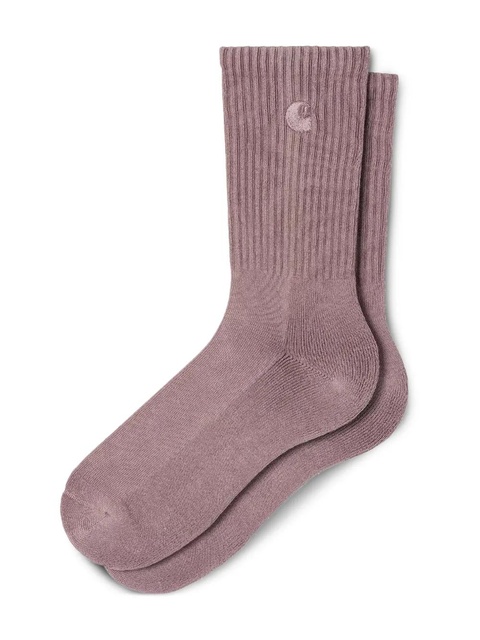 Carhartt WIP logo-embroidered ribbed socks - Pink - zdjęcie produktu nr 1