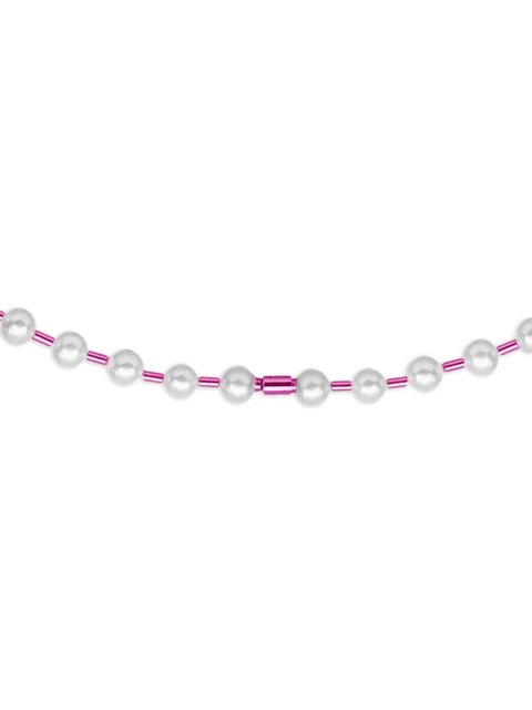 EÉRA 18K white gold Vita pearl necklace - Pink - zdjęcie produktu nr 2