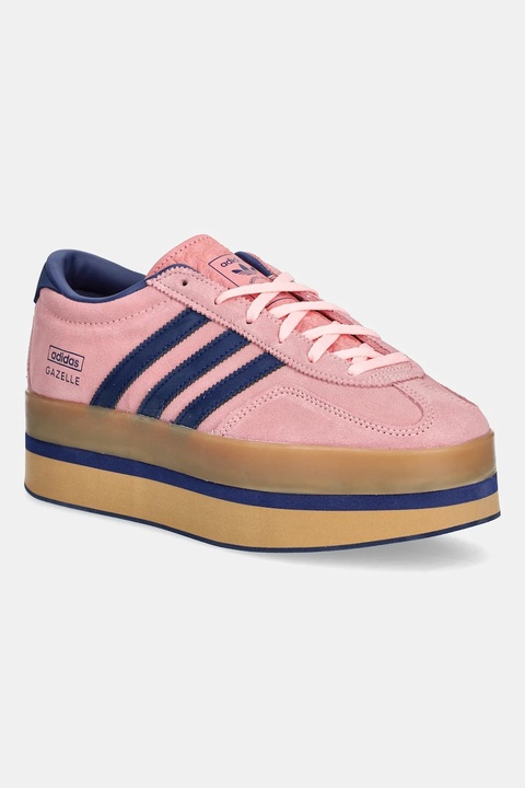 adidas Originals sneakersy zamszowe Gazelle Stack W damskie kolor różowy JS3926 - zdjęcie produktu nr 1