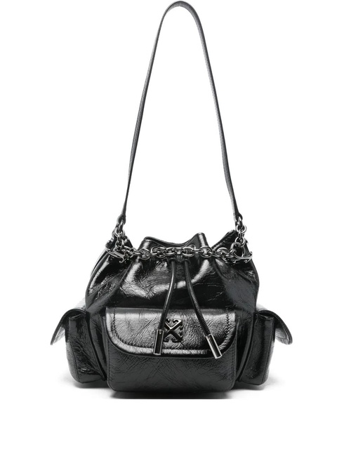 Off-White drawstring shoulder bag - Black - zdjęcie produktu nr 1