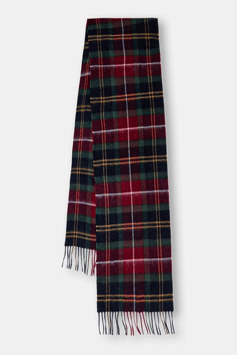 Barbour szalik wełniany kolor multicolor wzorzysty - zdjęcie produktu nr 1