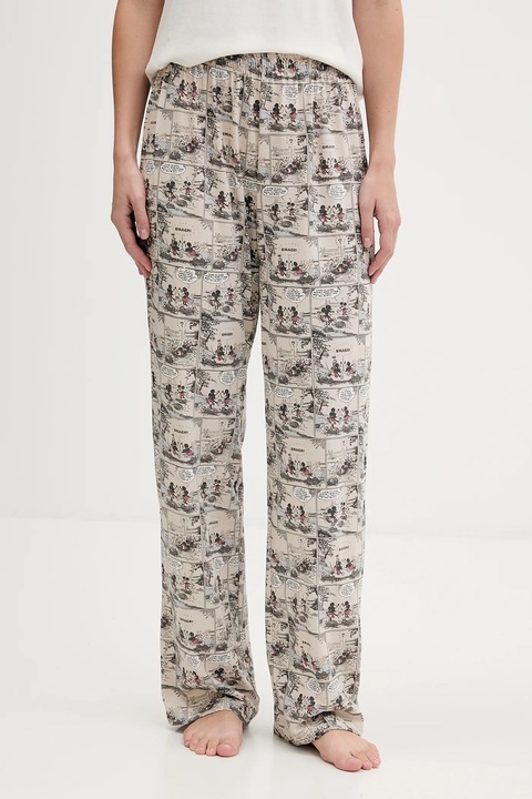 women'secret piżama bawełniana damska kolor beżowy bawełniana 3132160 - zdjęcie produktu nr 2