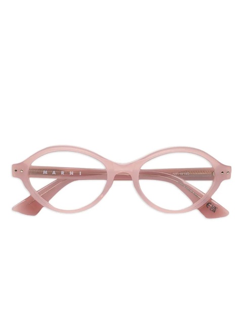 Marni Eyewear oval-frame glasses - Pink - zdjęcie produktu nr 1