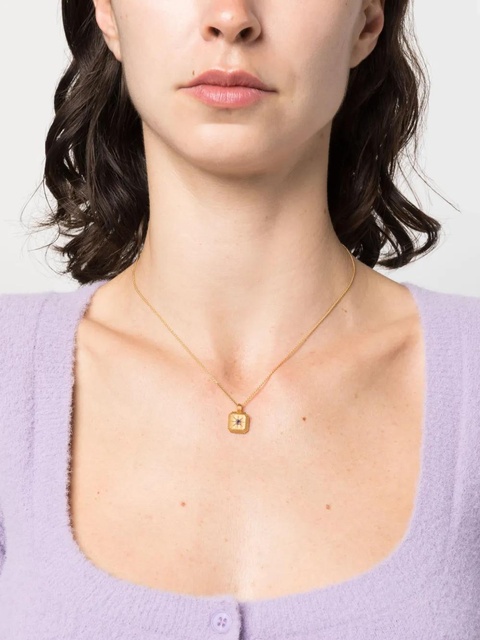 Missoma February Birthstone pendant necklace - Gold - zdjęcie produktu nr 2