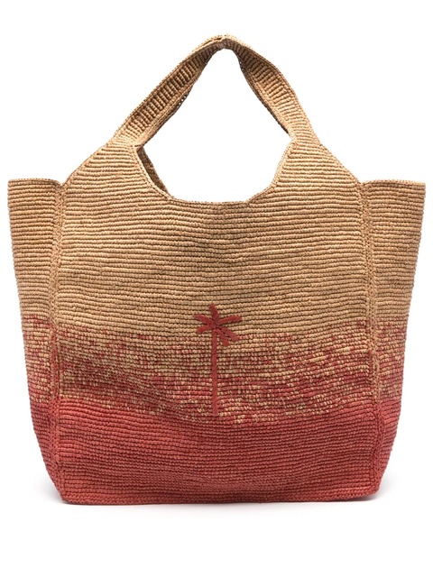 Manebi Raffia Maxi tote bag - Neutrals - zdjęcie produktu nr 1