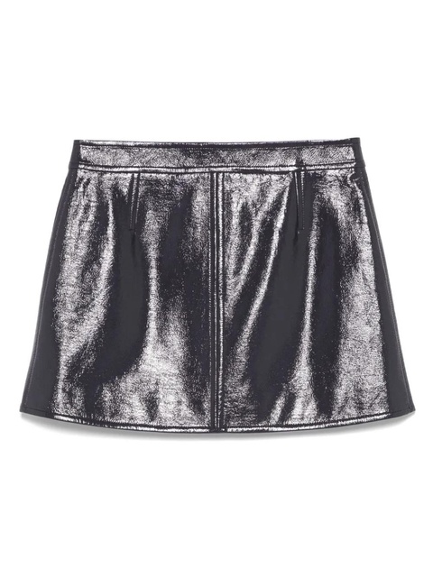 Courrèges Reedition Vinyl mini skirt - Blue - zdjęcie produktu nr 2