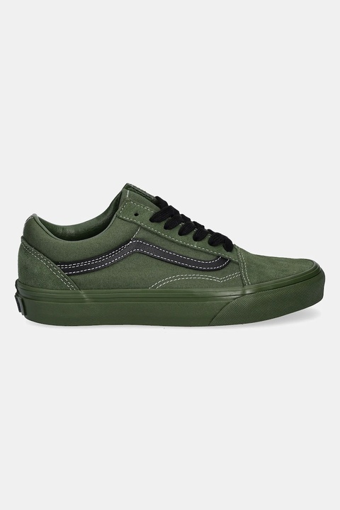 Vans tenisówki zamszowe Old Skool kolor zielony VN000D6W2031 - zdjęcie produktu nr 2