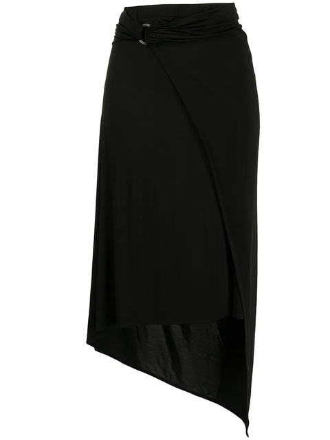 Rabanne belted-waist skirt - Black - zdjęcie produktu nr 1