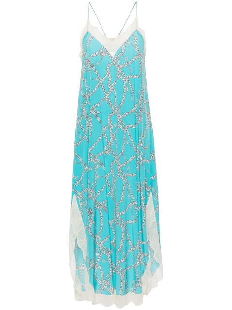 Zadig&Voltaire Ristyl logo-print maxi dress - Blue - zdjęcie produktu nr 1