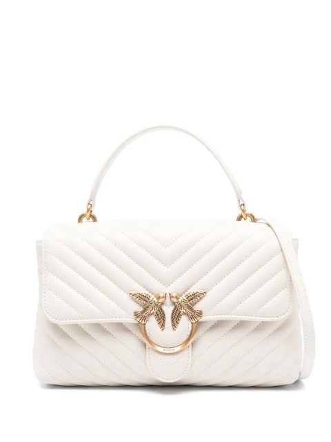 PINKO Love One quilted shoulder bag - Neutrals - zdjęcie produktu nr 1