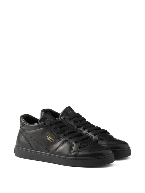 Prada leather sneakers - Black - zdjęcie produktu nr 2