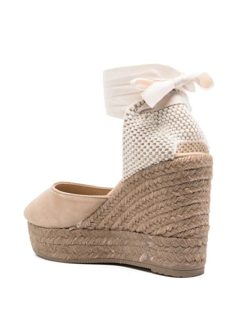 Manebi 100mm suede espadrilles - Neutrals - zdjęcie produktu nr 2