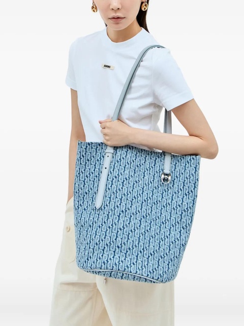 Rabanne jacquard tote bag - Blue - zdjęcie produktu nr 1