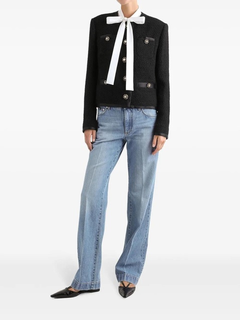 Dolce & Gabbana pressed-crease jeans - Blue - zdjęcie produktu nr 2