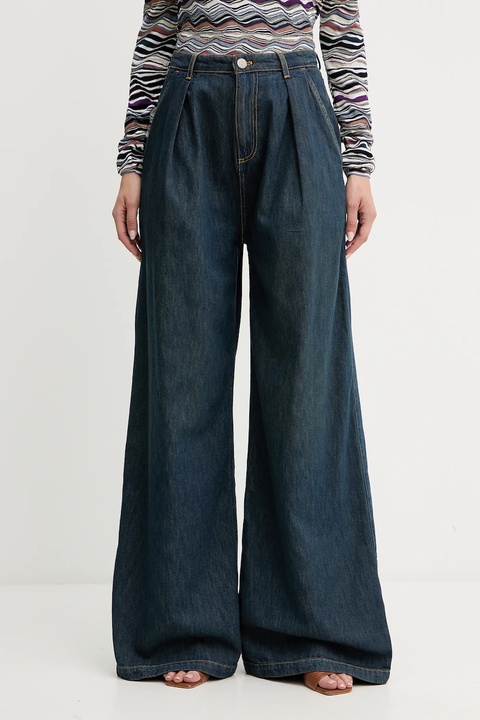 Twinset jeansy damskie kolor granatowy 252TP2560 - zdjęcie produktu nr 1