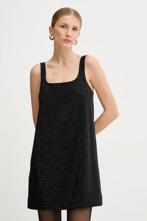 Pinko sukienka kolor czarny mini prosta 105927 A287 - zdjęcie produktu nr 1