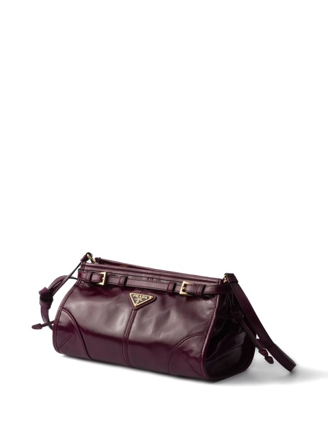 Prada Bonnie buckle-fastening leather shoulder bag - Red - zdjęcie produktu nr 2